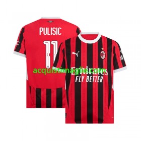 Divisa di Calcio AC Milan UCL Font PULISIC 11 Prima 2024/2025
